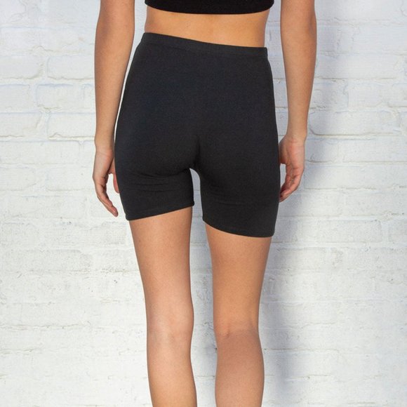 BRANDY MELVILLE Griffin Biker Black Shorts - Picture 5 of 7